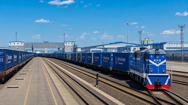Manzhouli Rail Port Sees 24.1% Rise in China-Europe Freight Trains