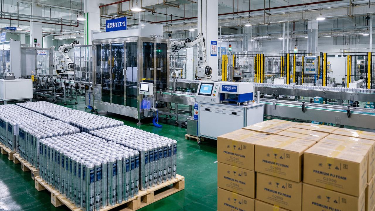 Is your expanding foam sealant factory ready for repeat orders