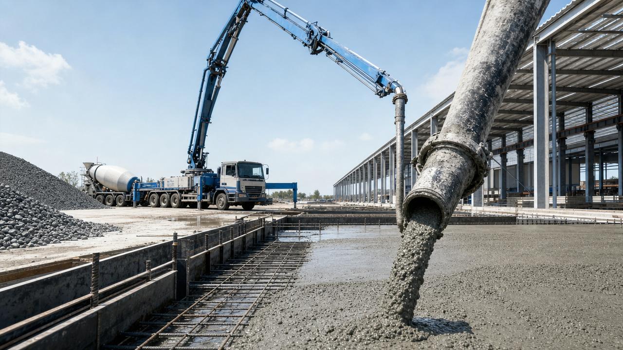 What concrete water reduction ratio is good for pump mixes?