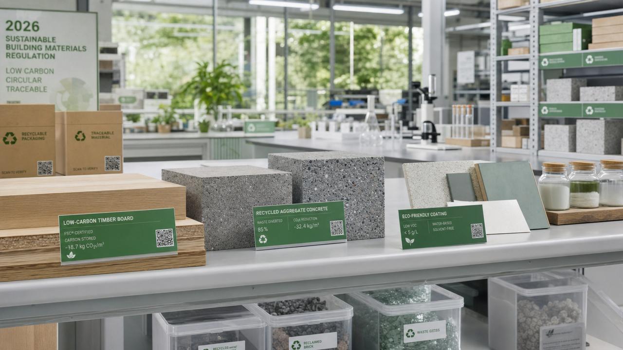 What green building material regulations are changing in 2026?