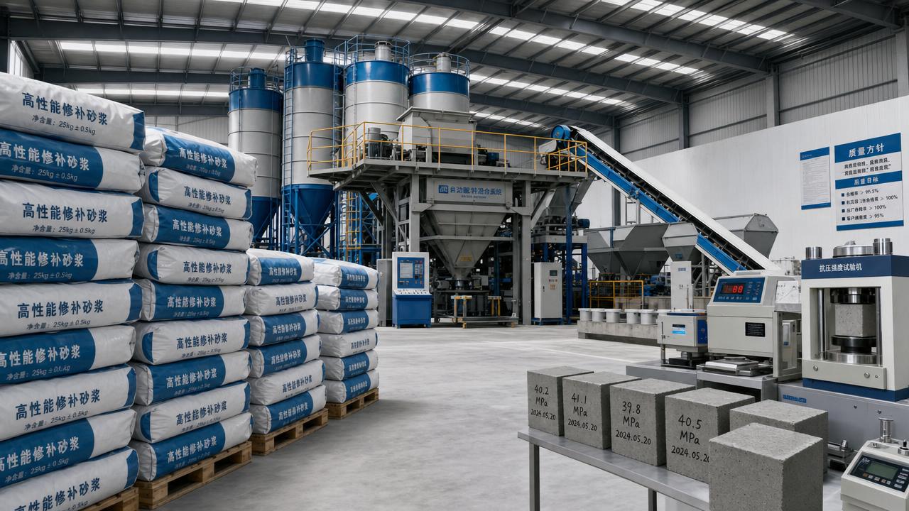 What makes a concrete repair mortar factory reliable?
