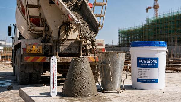 Why pce superplasticizer slump retention fails on hot days