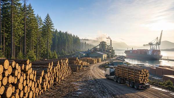 What does forestry news reveal about timber prices?