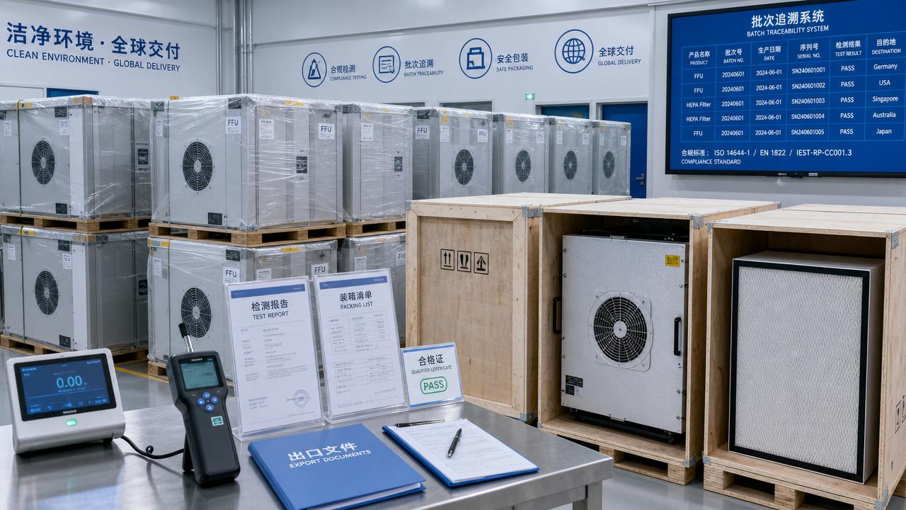 FFU, HEPA Filter Exports Face Random Customs Checks