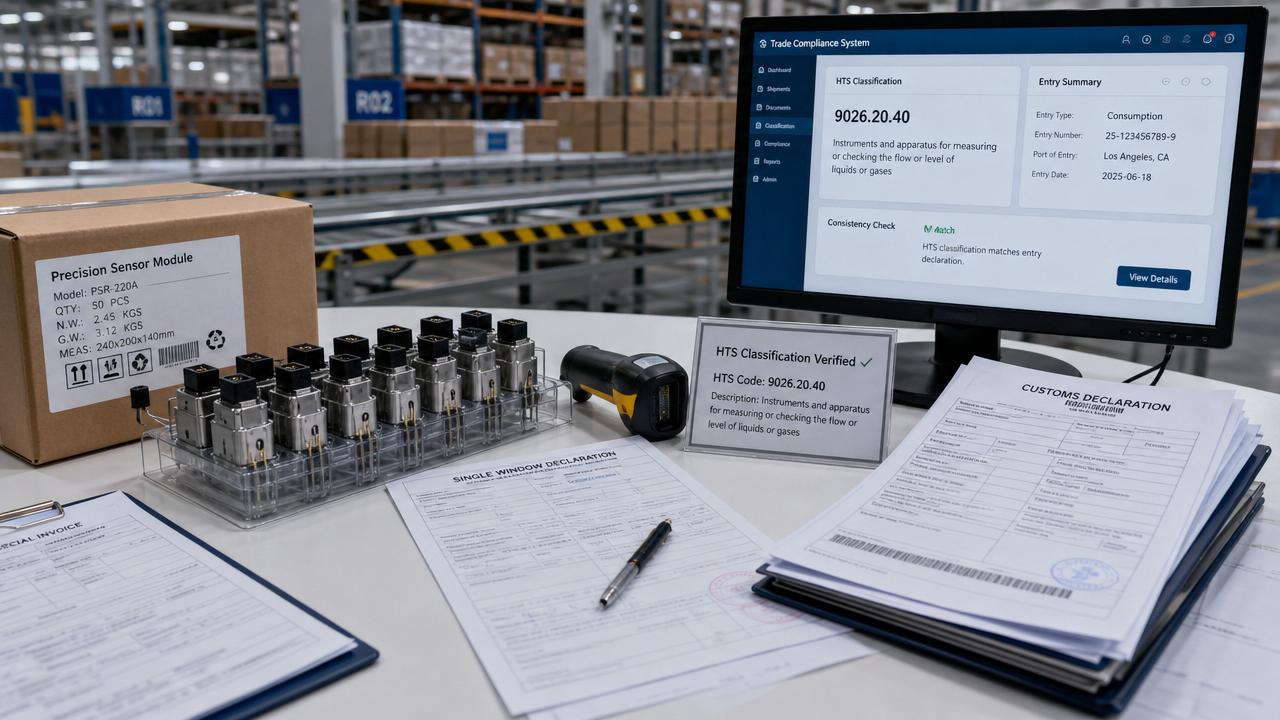ACE HTS Checks Restrict Sensor Logic Filings