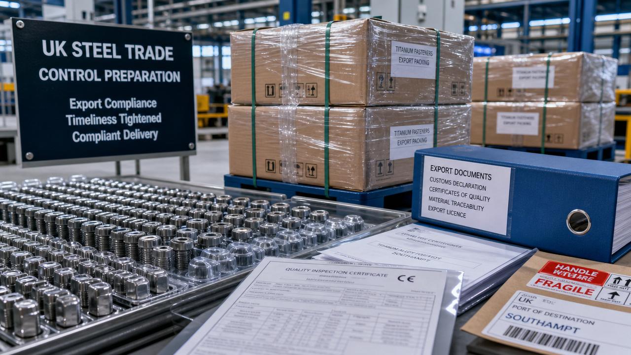 UK Steel Controls Tighten Titanium Fastener Export Timing