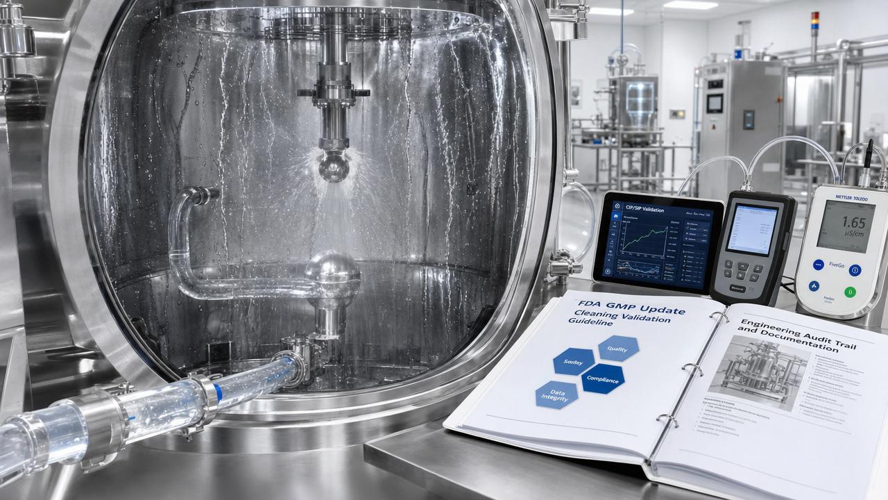 FDA GMP Update Adds Molecule Flow Modeling to Bioreactor Cleaning Validation FDA GMP Update Adds Molecule Flow Modeling to Bioreactor Cleaning Validation