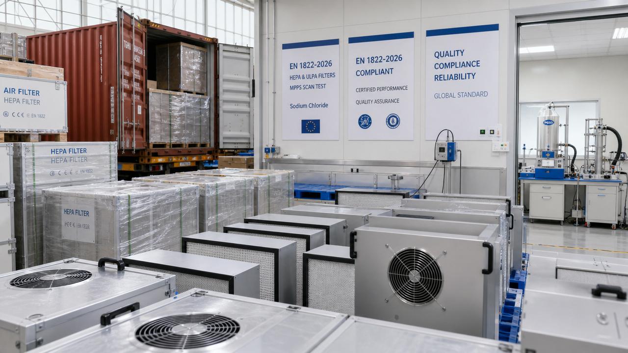 EU Enforces EN 1822-2026 for FFU and HEPA Imports