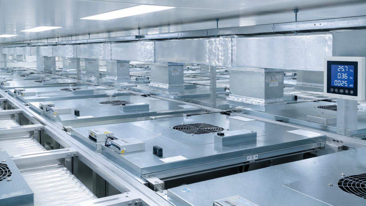 Fan Filter Unit Energy Consumption: What Drives Power Use in Cleanroom FFUs?