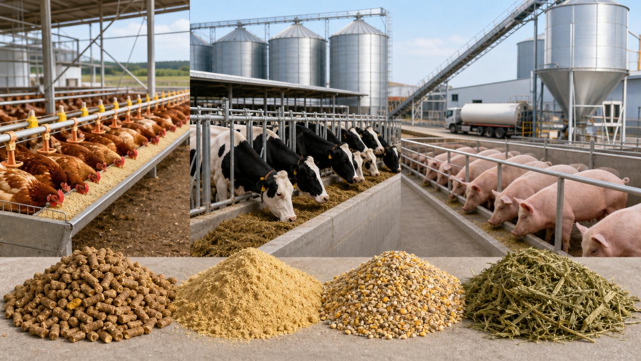 Animal Feed Types Explained: How to Choose Feed for Poultry, Cattle, and Swine