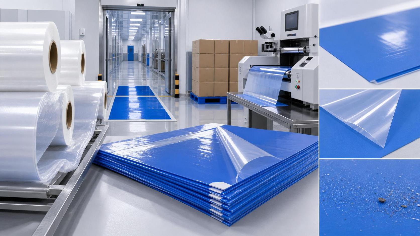 Cleanroom Sticky Mat Factory Selection: Material, Peel Strength, and Contamination Control