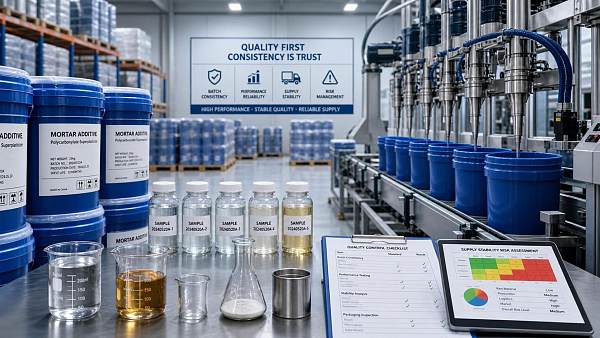 How to Evaluate a Mortar Additive Manufacturer for Quality, Consistency, and Supply Risk