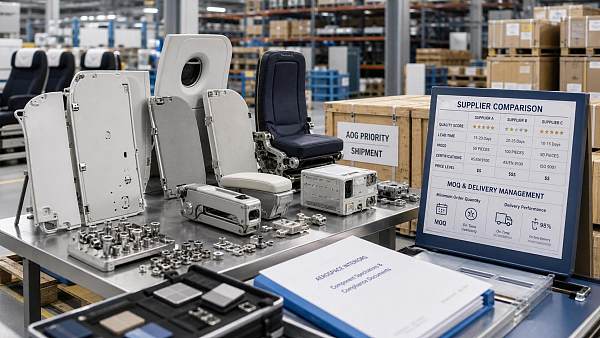 Aircraft Interior Components Wholesale: How to Compare Suppliers and MOQ Terms