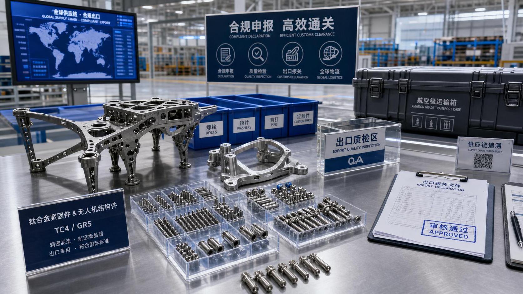 China Tightens Drone Export Filing for Titanium Fasteners China Tightens Drone Export Filing for Titanium Fasteners