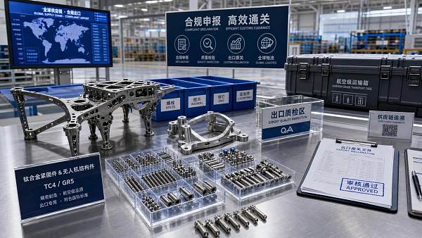 China Tightens Drone Export Filing for Titanium Fasteners