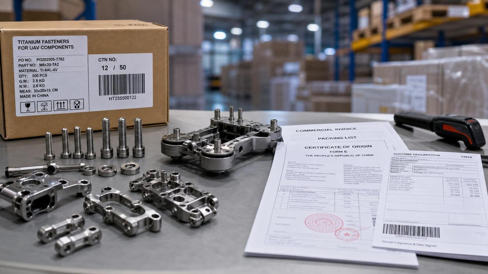 China Tightens Drone Export Filing for Titanium Fasteners