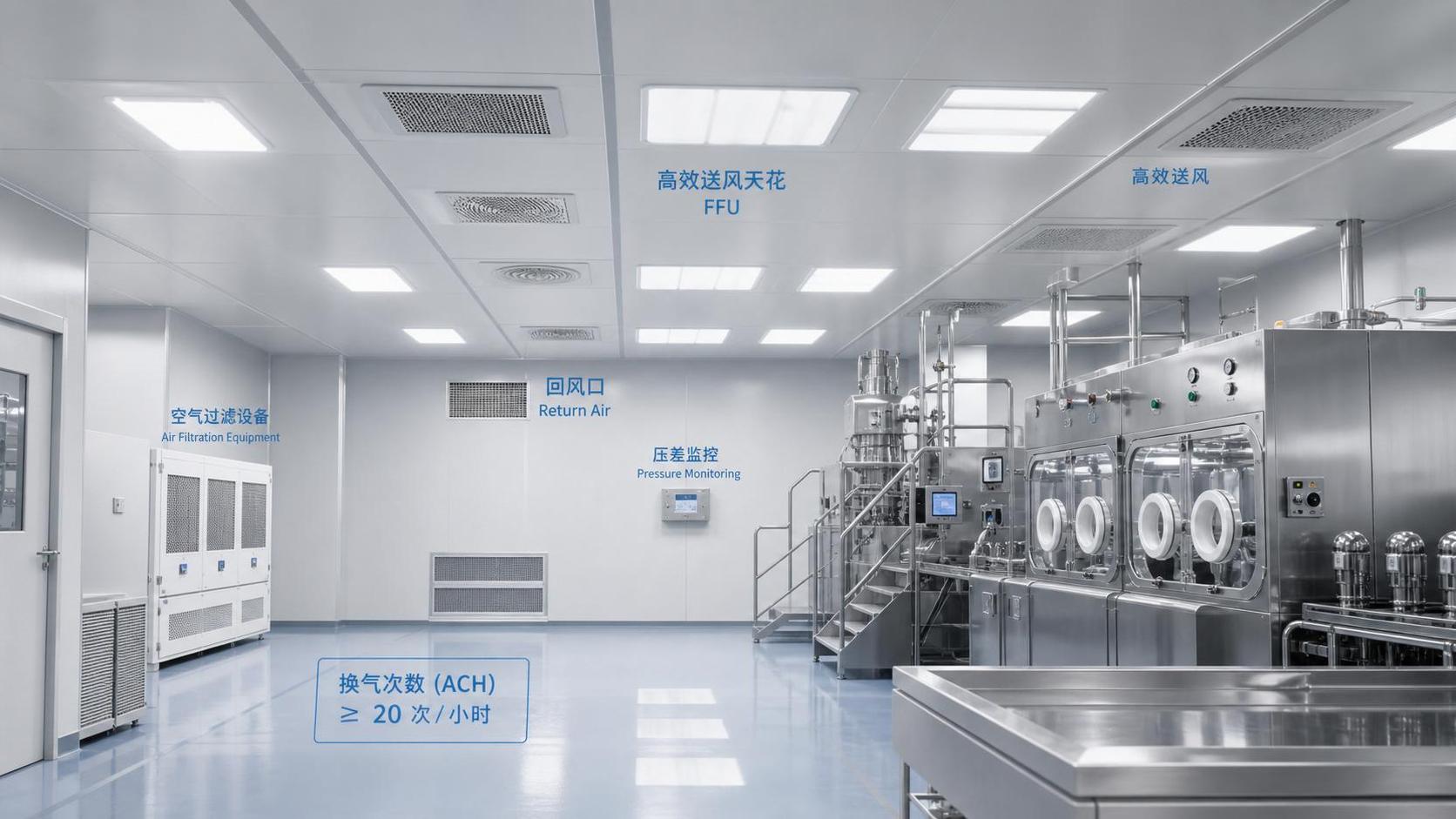 How to Do a Cleanroom Air Change Calculation for ISO Rooms and GMP Areas