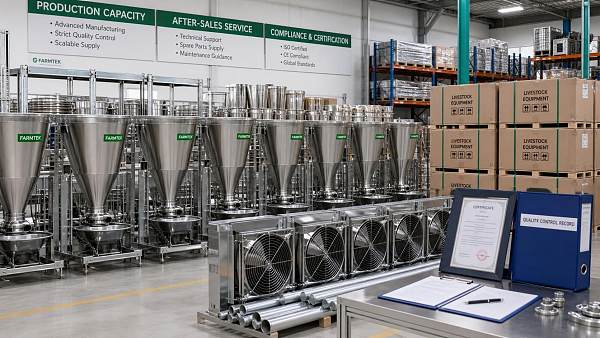 How to Compare Livestock Equipment Suppliers by Capacity, Service, and Compliance