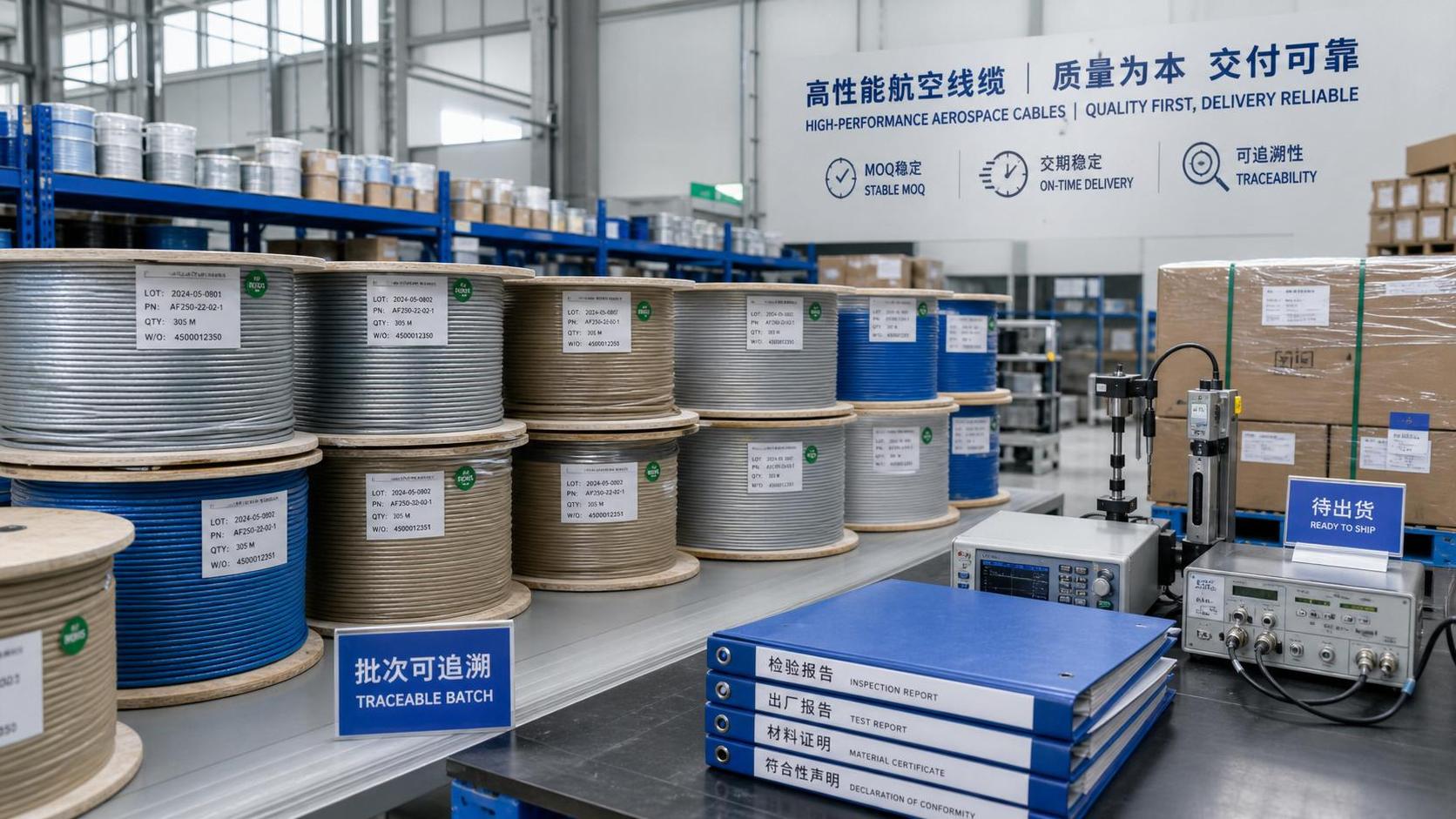 Aerospace Wire and Cable Wholesale: How to Compare MOQ, Lead Times, and Traceability Aerospace Wire and Cable Wholesale: How to Compare MOQ, Lead Times, and Traceability