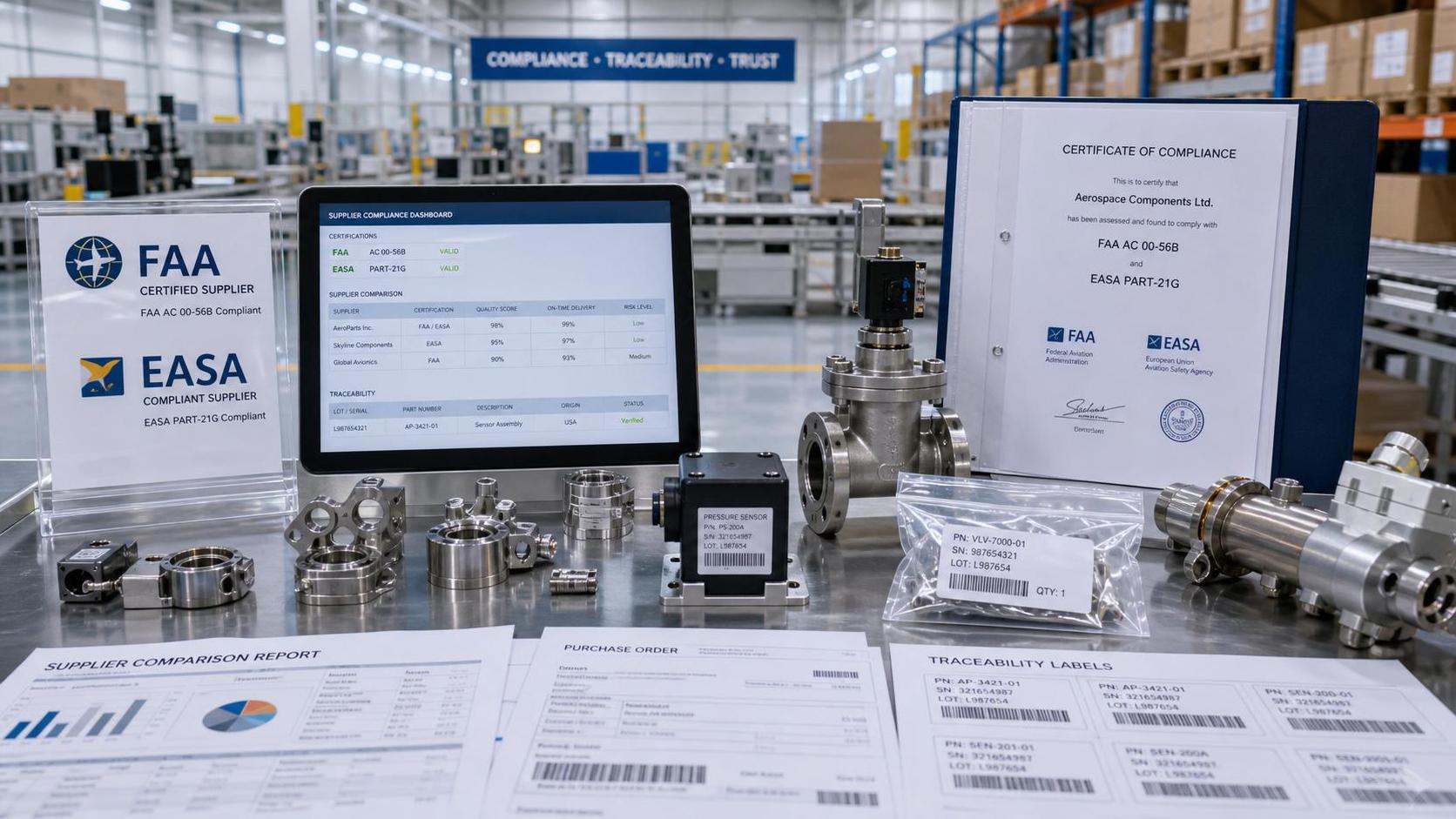 FAA and EASA Supplier Certification Data: How to Verify Compliance and Compare Vendors FAA and EASA Supplier Certification Data: How to Verify Compliance and Compare Vendors