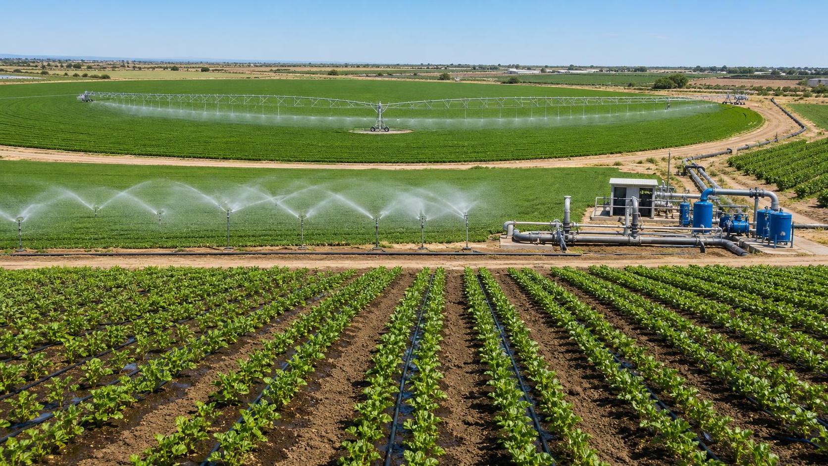 Agricultural Solution Comparison: Drip vs Sprinkler vs Pivot Irrigation Systems Agricultural Solution Comparison: Drip vs Sprinkler vs Pivot Irrigation Systems