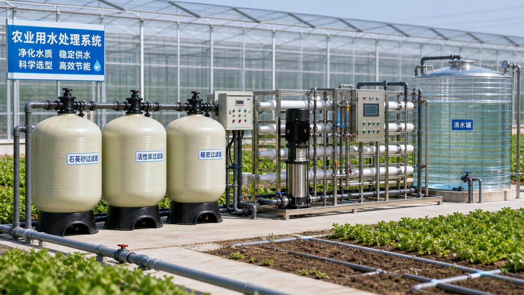 Agricultural Application Information for Water Treatment: Key Uses and System Choices
