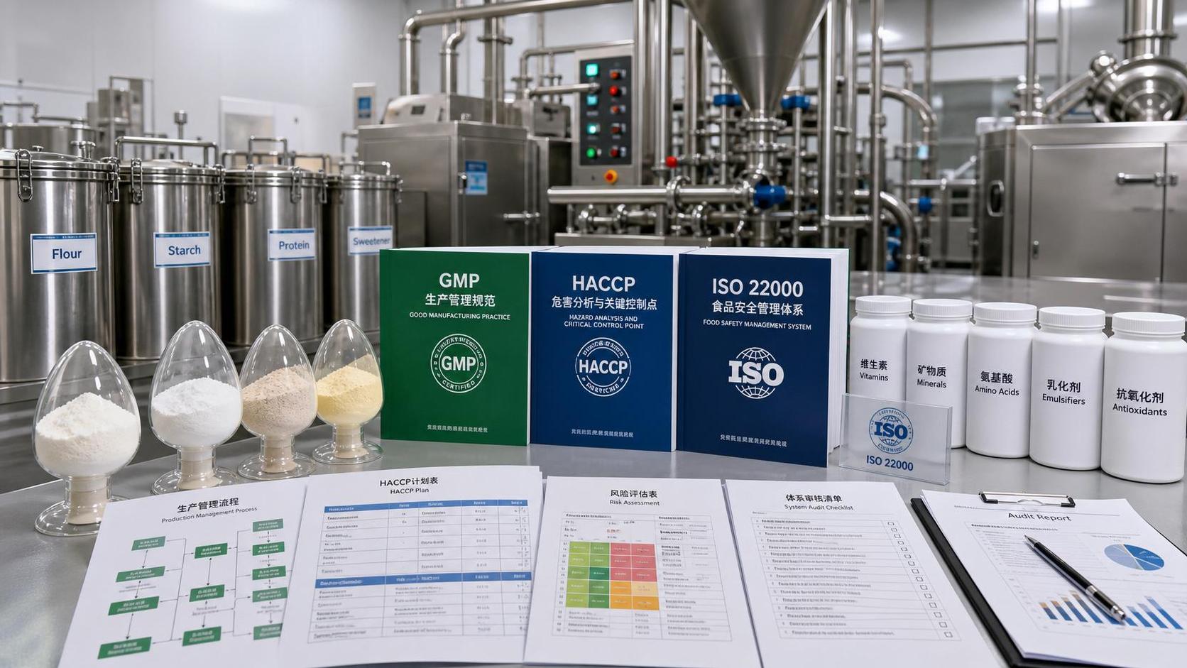 Food Ingredients Certification Selection Guide: How to Compare GMP, HACCP, and ISO Standards