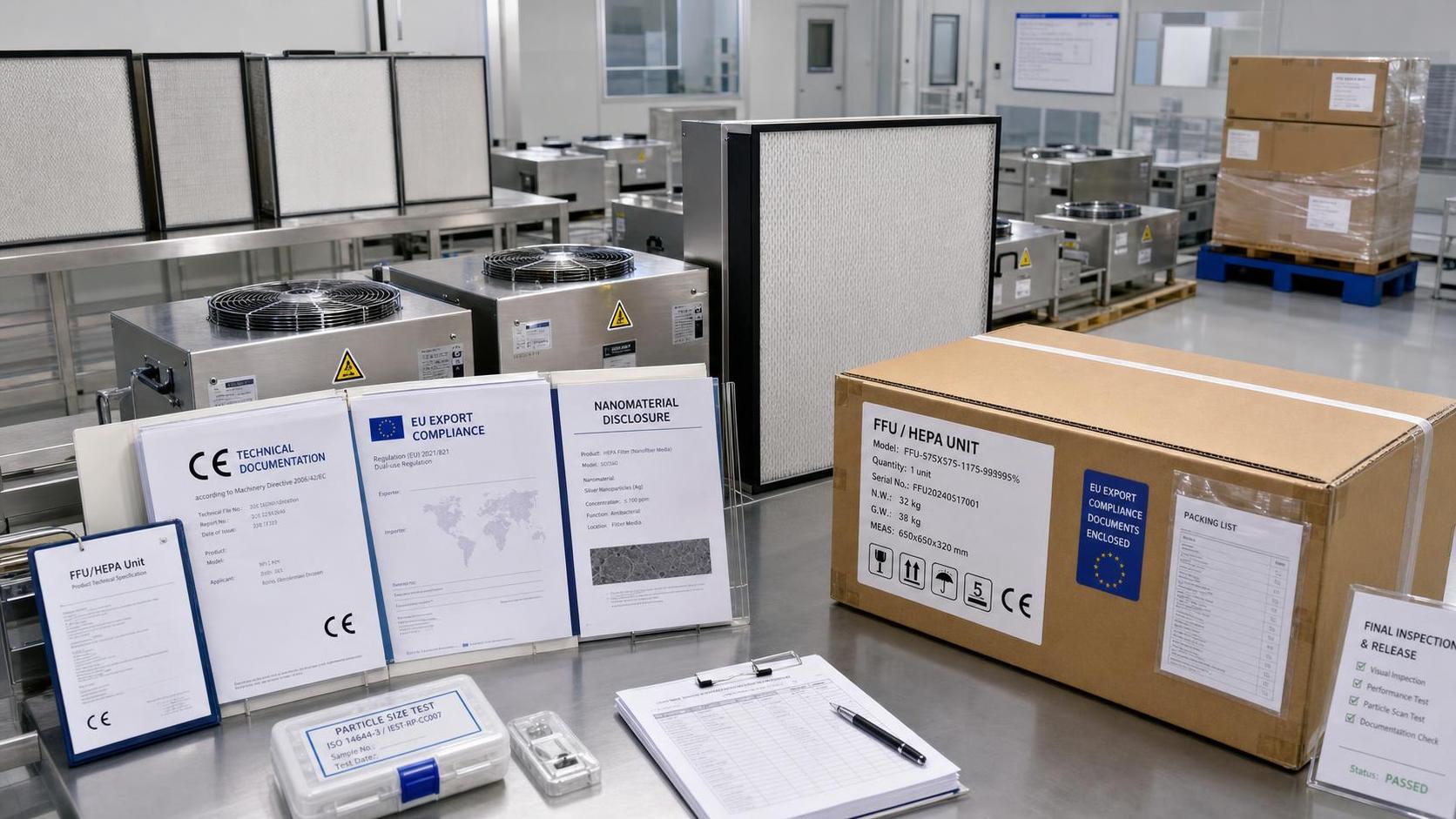 EU Nano Disclosure Rule Hits FFU & HEPA Exports EU Nano Disclosure Rule Hits FFU & HEPA Exports
