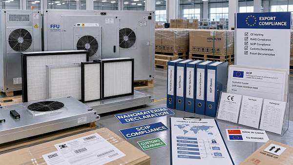 EU REACH Adds Nano Disclosure for FFU and HEPA Exports
