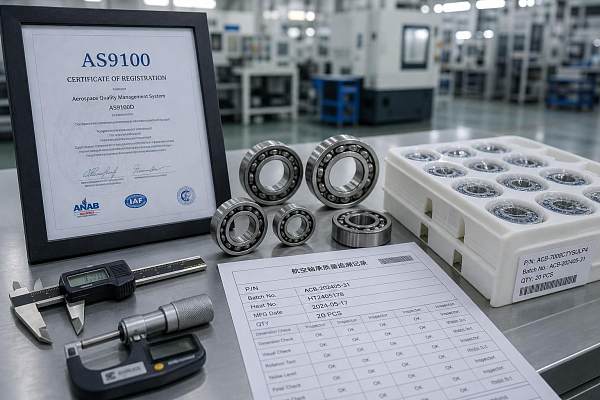 AS9100 for Aerospace Bearings: What Buyers Should Verify Before Supplier Approval