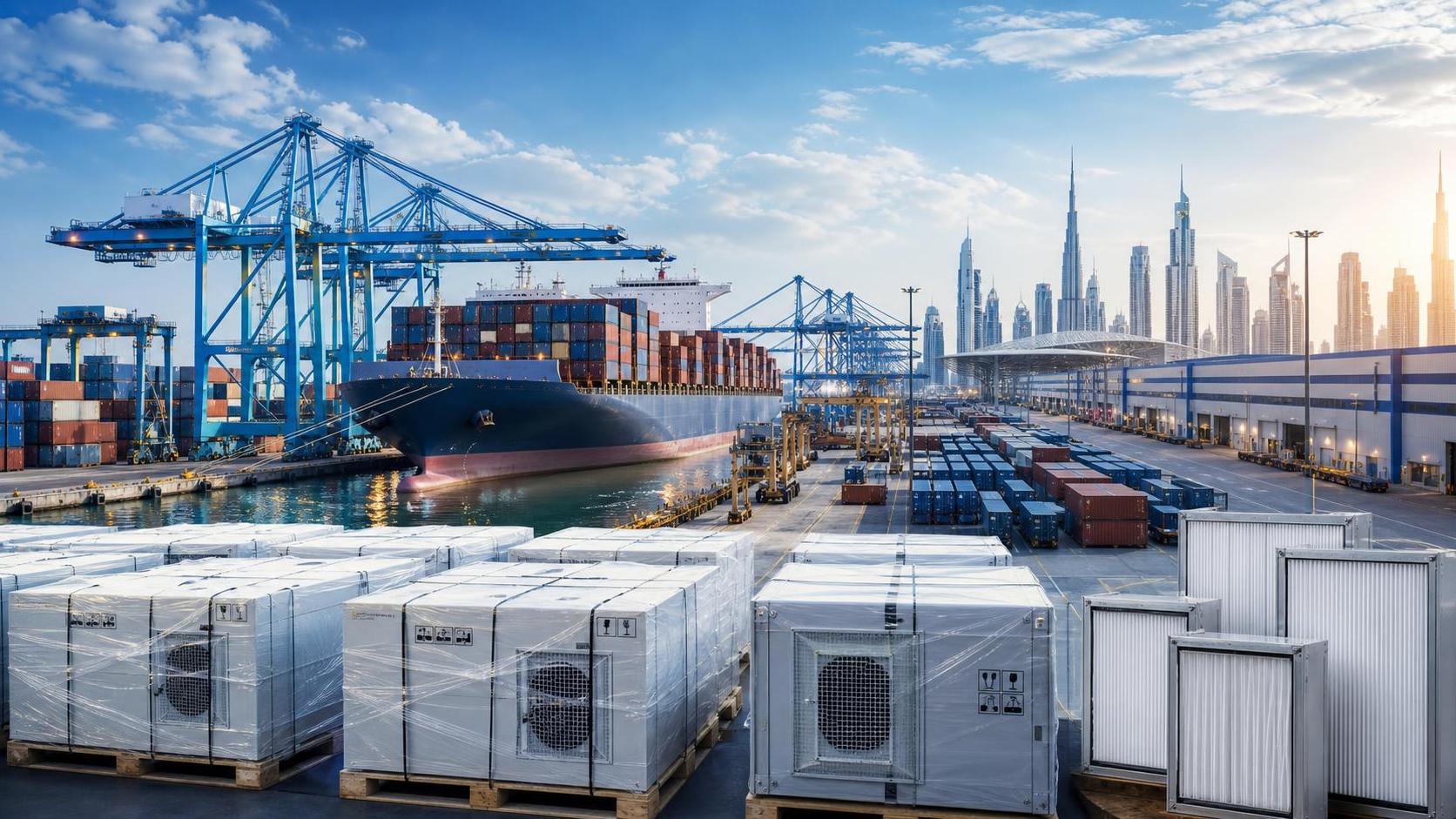 China-UAE Direct Sea Route Cuts FFU and HEPA Lead Times by 7-10 Days China-UAE Direct Sea Route Cuts FFU and HEPA Lead Times by 7-10 Days