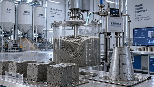 How Polycarboxylate Superplasticizers Cut Concrete Water Demand Without Sacrificing Strength