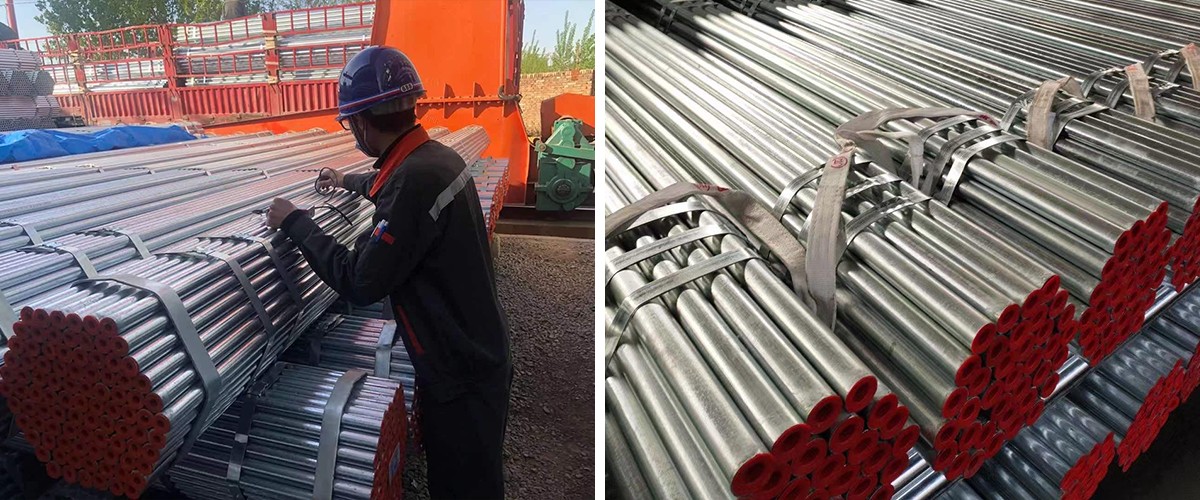 Gas-specific hot-dip galvanized steel pipe Gas-specific hot-dip galvanized steel pipe