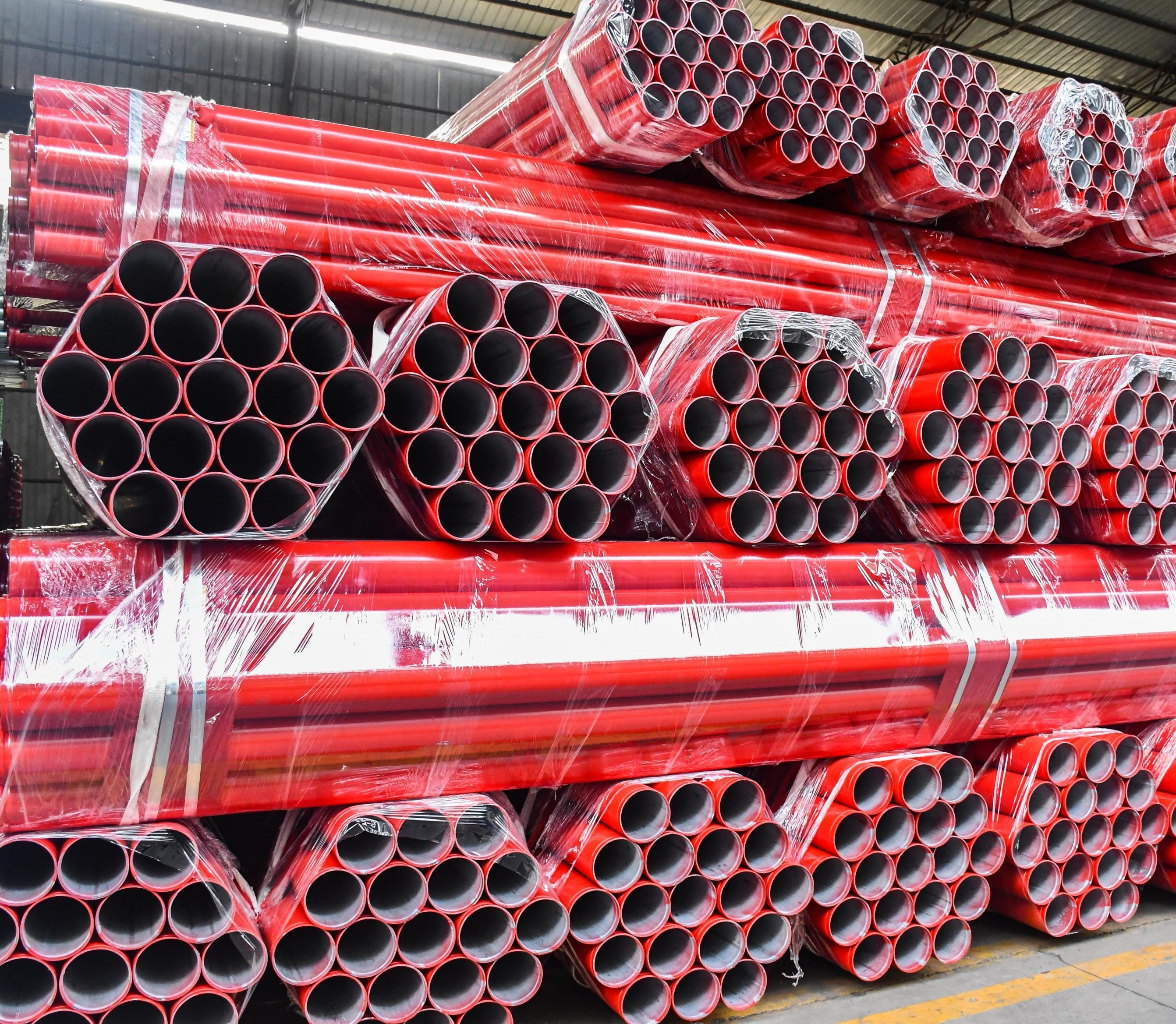 Galvanized steel fire sprinkler pipe Galvanized steel fire sprinkler pipe