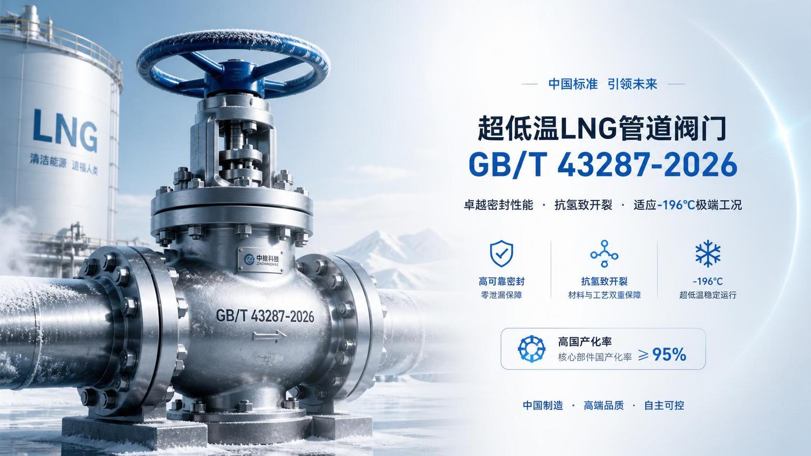 China Sets New National Standard for LNG Pipeline Valves, Localization Rate Reaches 83%
