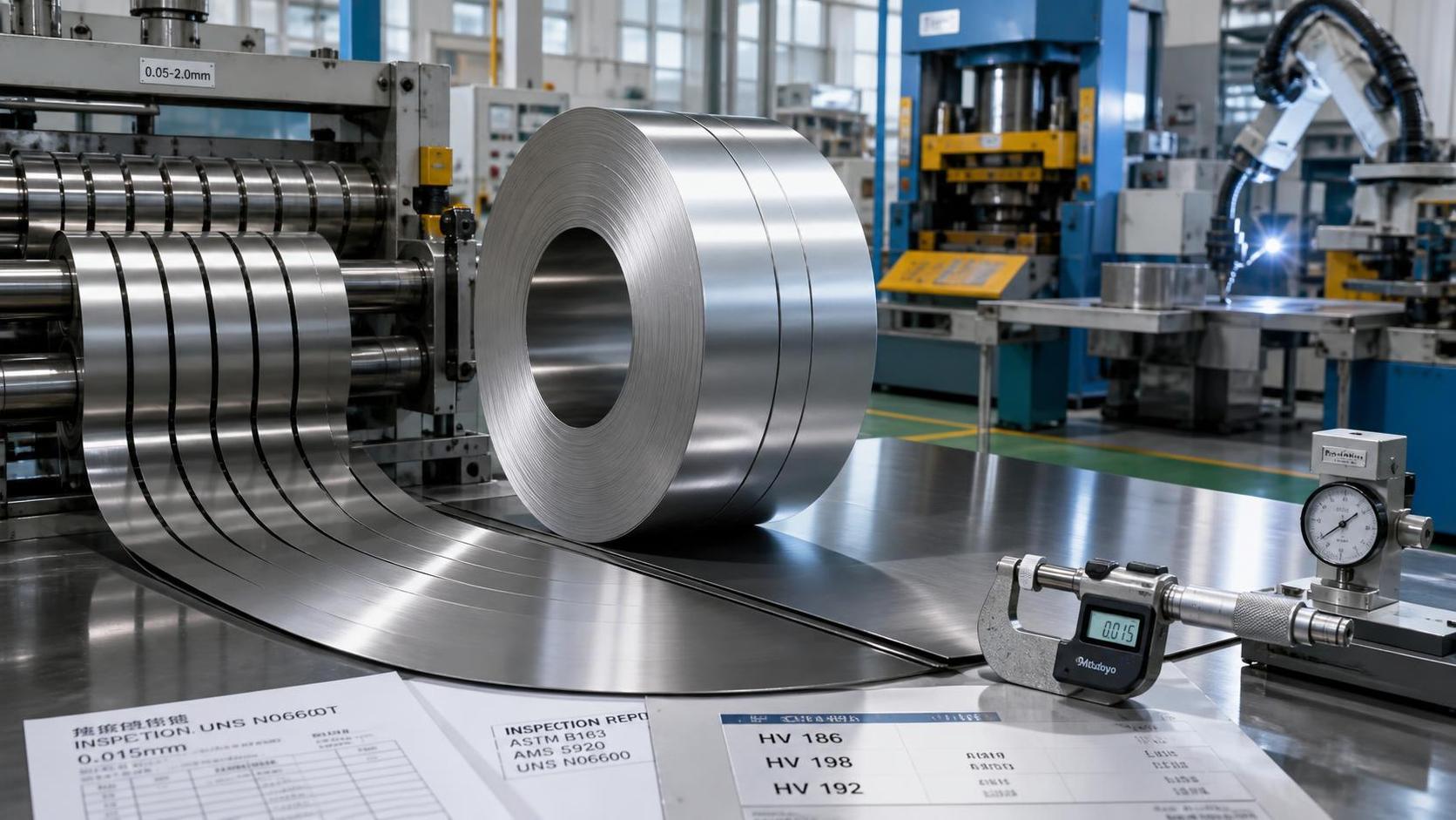 How Thickness, Temper, and Finish Affect Nickel-Based Alloy Steel Strip Performance