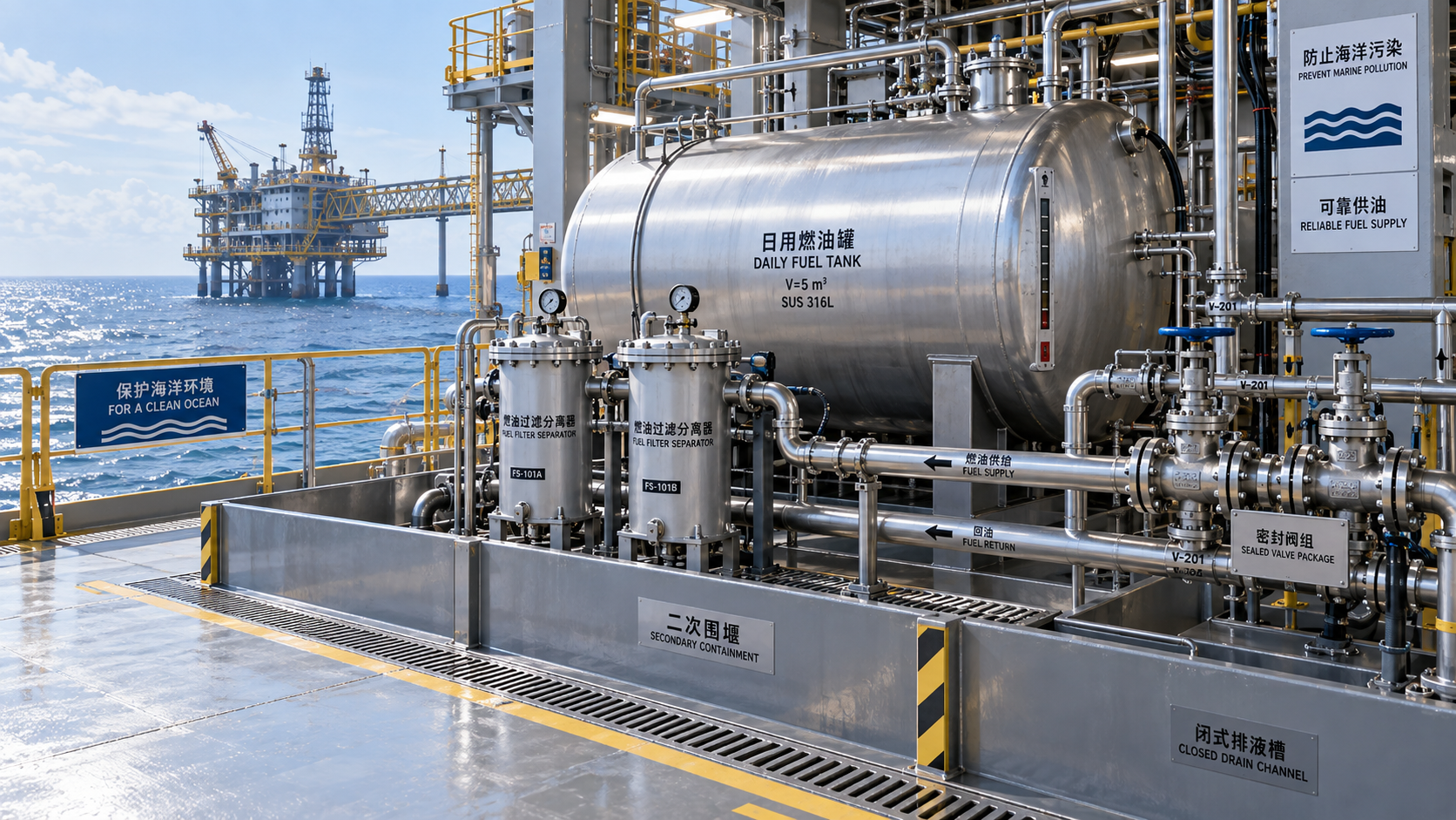 Designing Offshore Fuel Systems That Prevent Water Contamination and Shutdowns