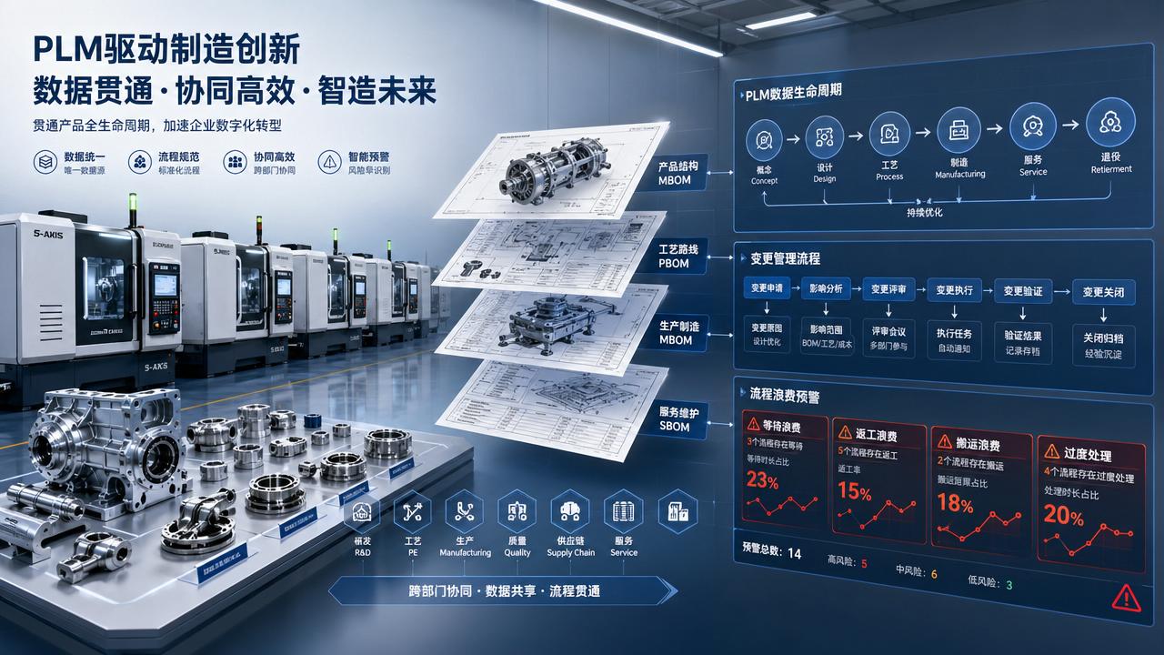 PLM data lifecycle metrics that reveal process waste early