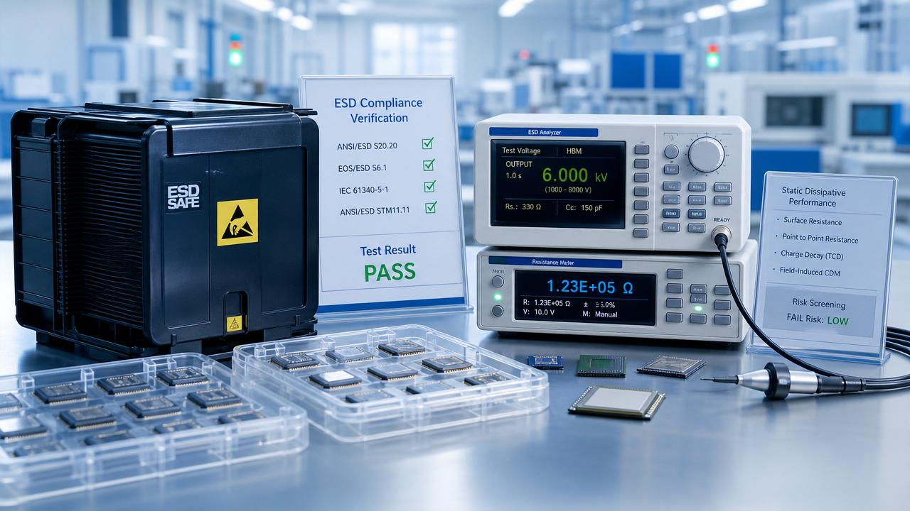 How to Compare Wafer Carrier ESD Compliance Data Without Missing Failure Risks