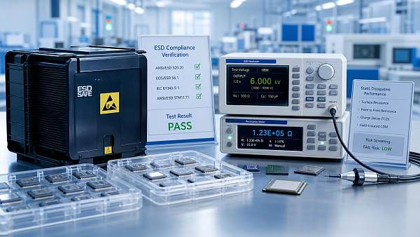 How to Compare Wafer Carrier ESD Compliance Data Without Missing Failure Risks