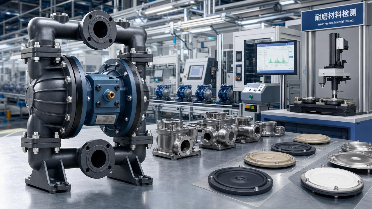 Diaphragm Pump Factory Selection for Abrasive and Slurry Applications
