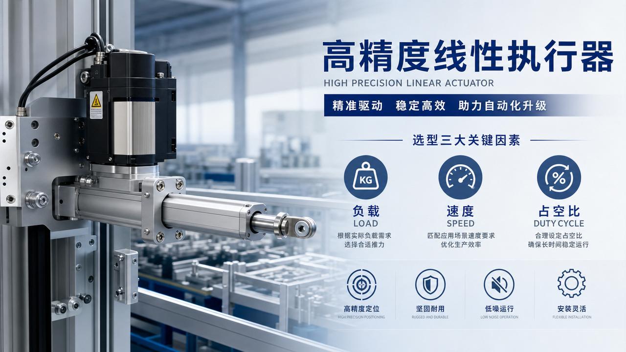 Linear Actuator Supplier Guide for Load, Speed, and Duty Cycle Fit