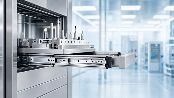 Telescopic Rail OEM Options for Cleanroom Tool Access