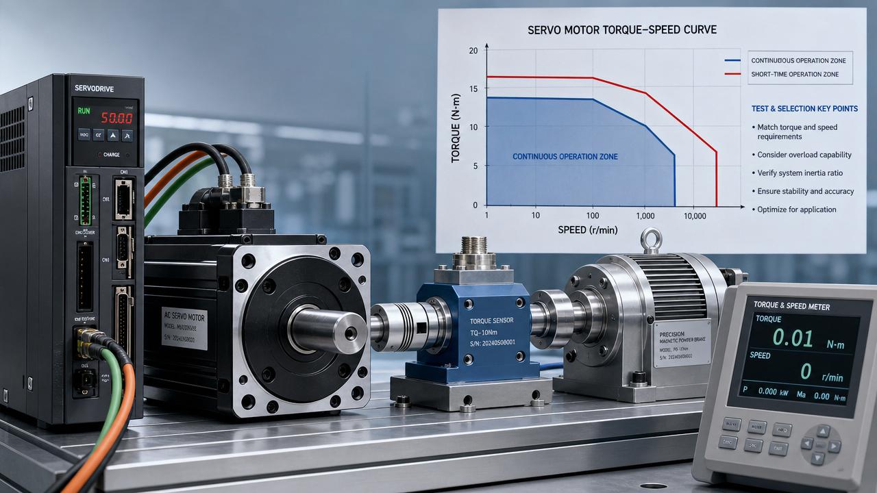How to Read Servo Motor Torque-Speed Curves Correctly