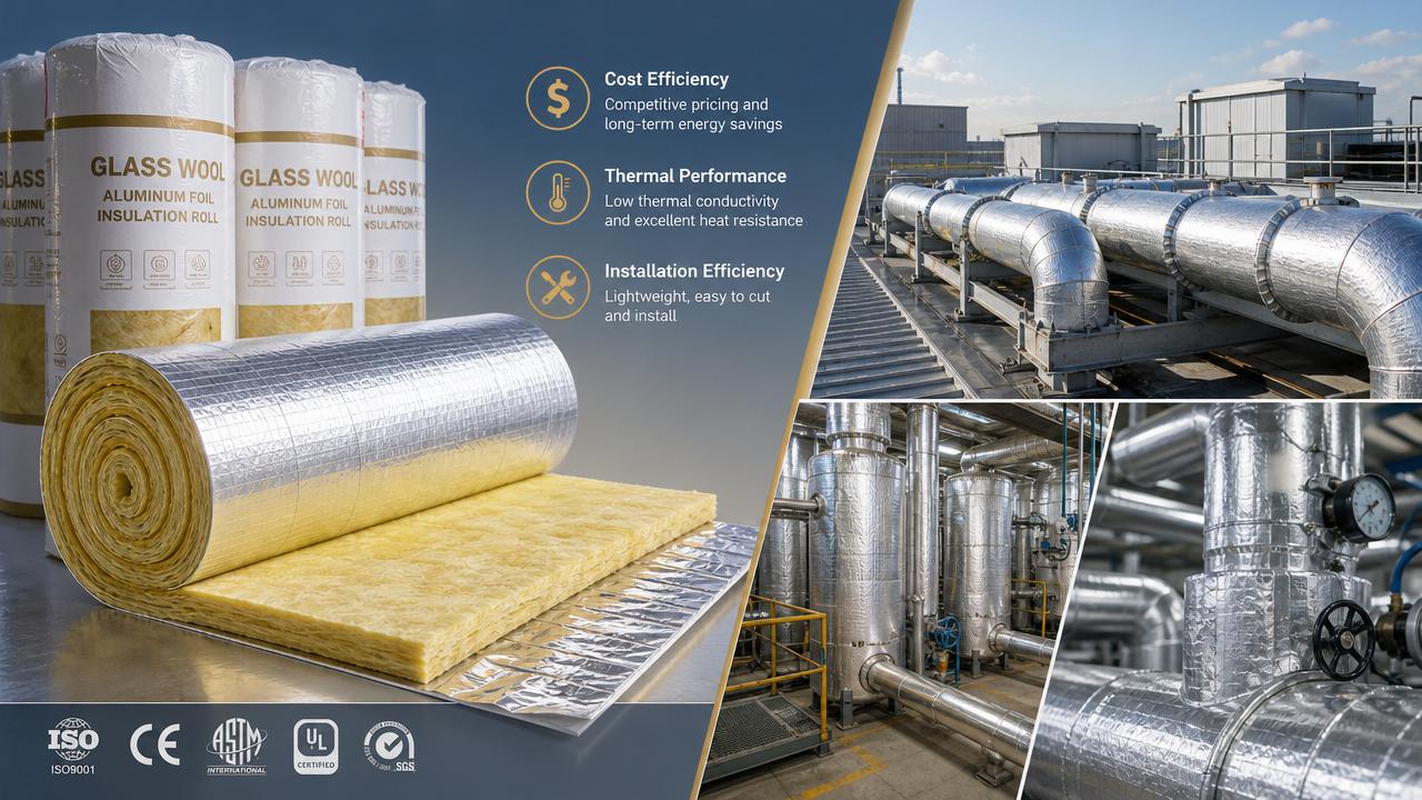 Glass Wool Insulation Roll Cost vs Thermal Value