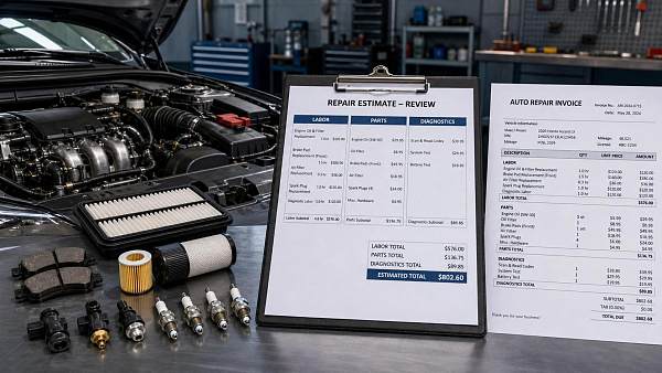 Car Maintenance Price Checklist Before You Approve a Repair
