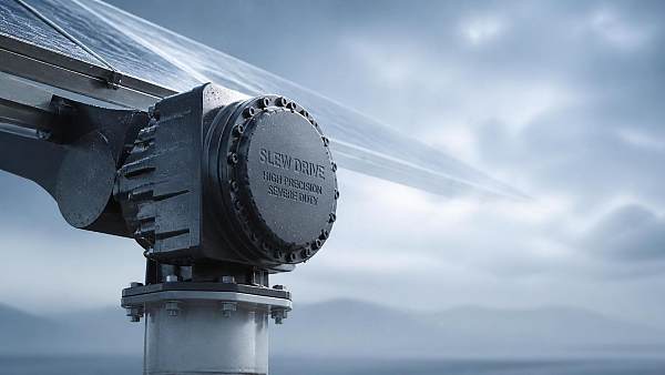 When does an enclosed slewing drive make sense outdoors?