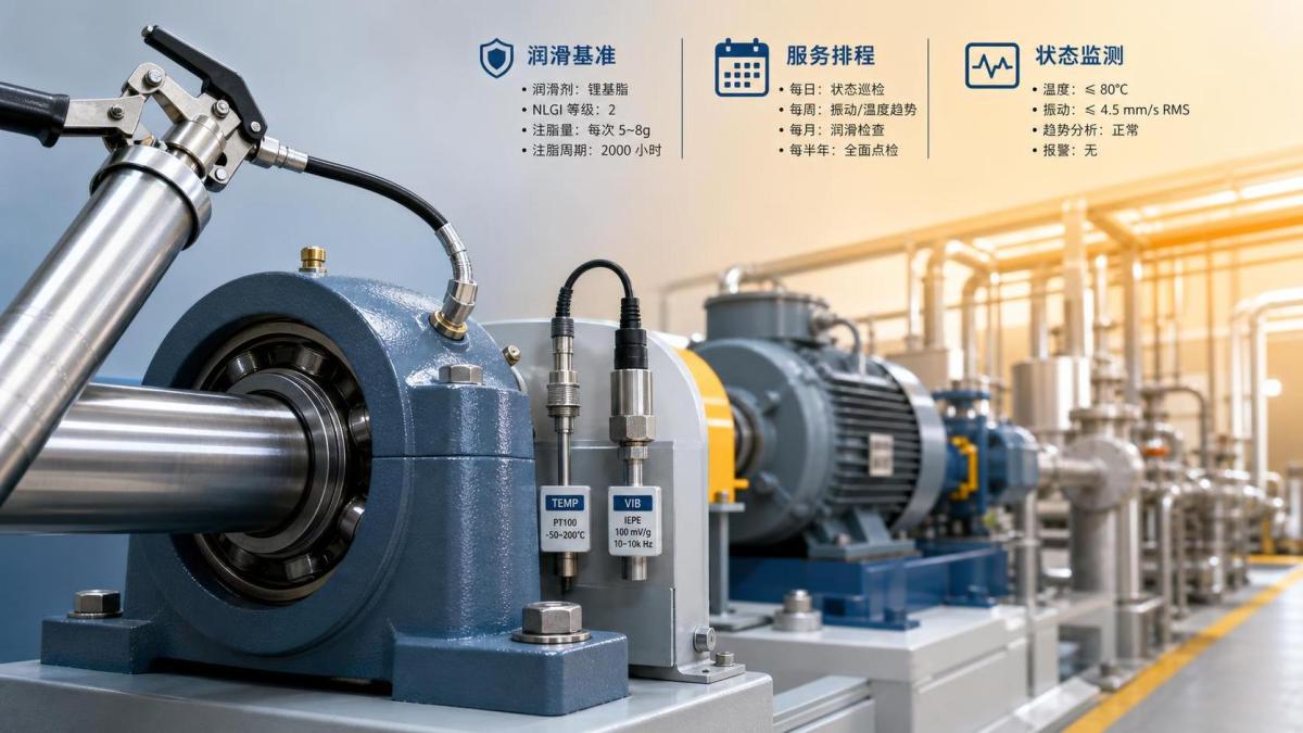 How to use bearing lubrication interval benchmarks for service scheduling