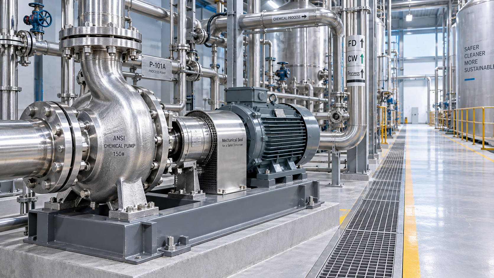How ANSI standard chemical pumps reduce replacement risk