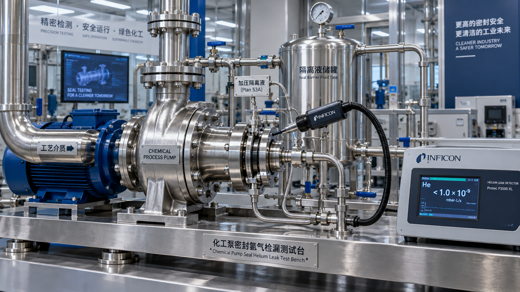 How to verify zero-leakage sealing in chemical transfer pumps